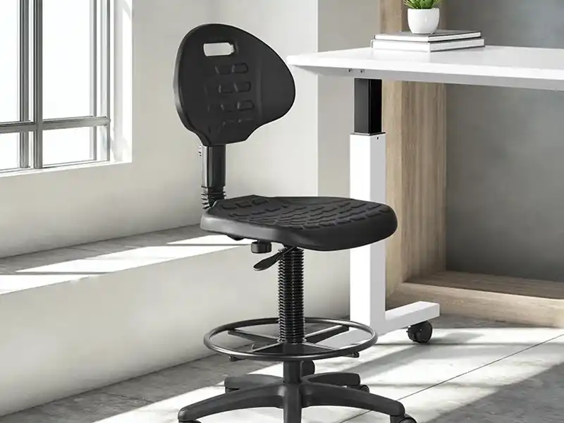 KH540 drafting stool for standing desks and counters, available in Canada