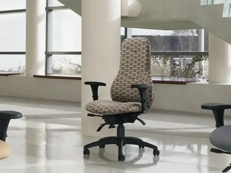 Global Tritek 7473 high back executive office chair for Canadian offices