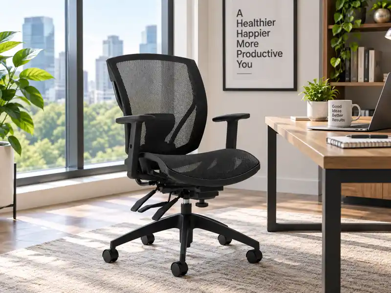 OTG Ibex 2823 mesh office chair with a breathable back, available in Canada