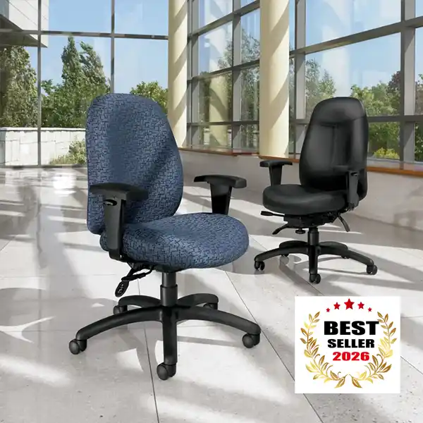 Granada Deluxe high back multi-tilter office chair made in Canada by Global