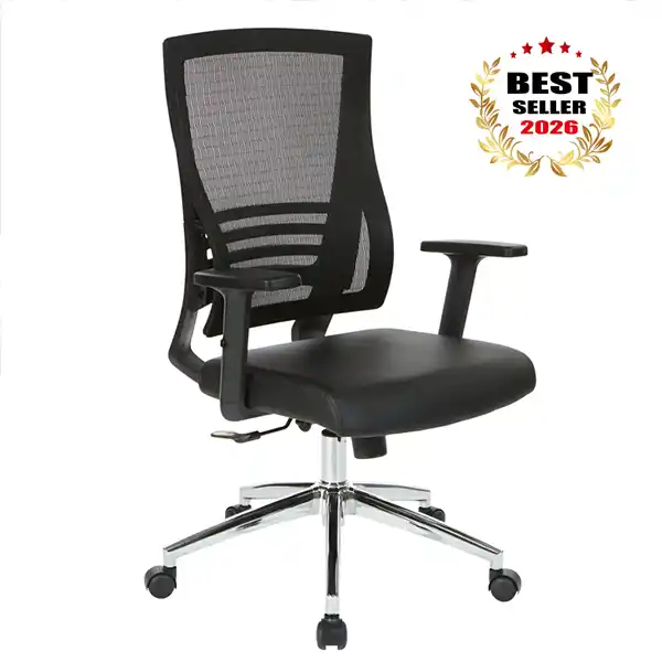 Work Smart breathable mesh back budget office chair