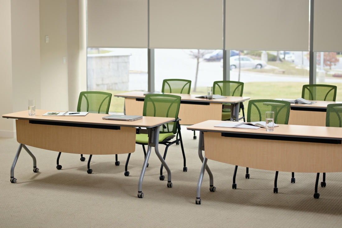 Roma chair used in a training room